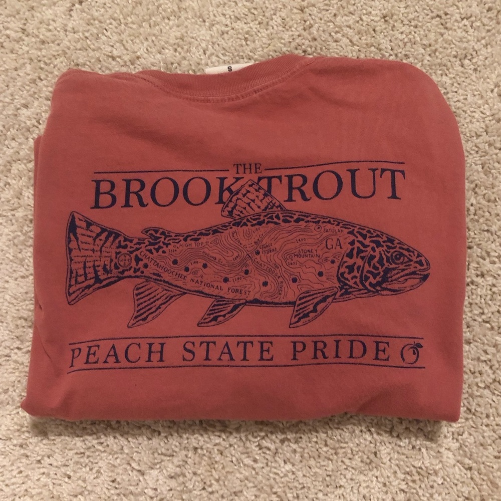 Peach State Pride Brook Trout Pocket Tee